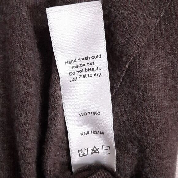 Michael Stars Womens Sweater Size XS Knit Trapeze Swing Cowl Neck Thumb Holes - Picture 12 of 12